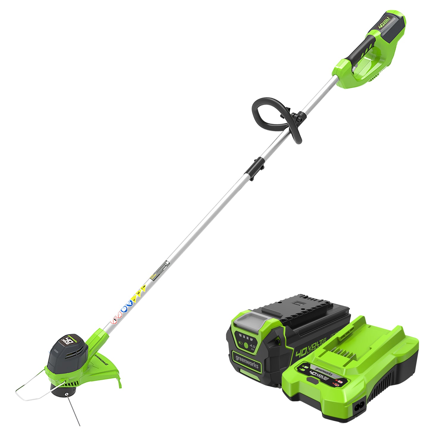 40V 12" Cordless Battery String Trimmer w/ 4.0 Ah Battery & Charger