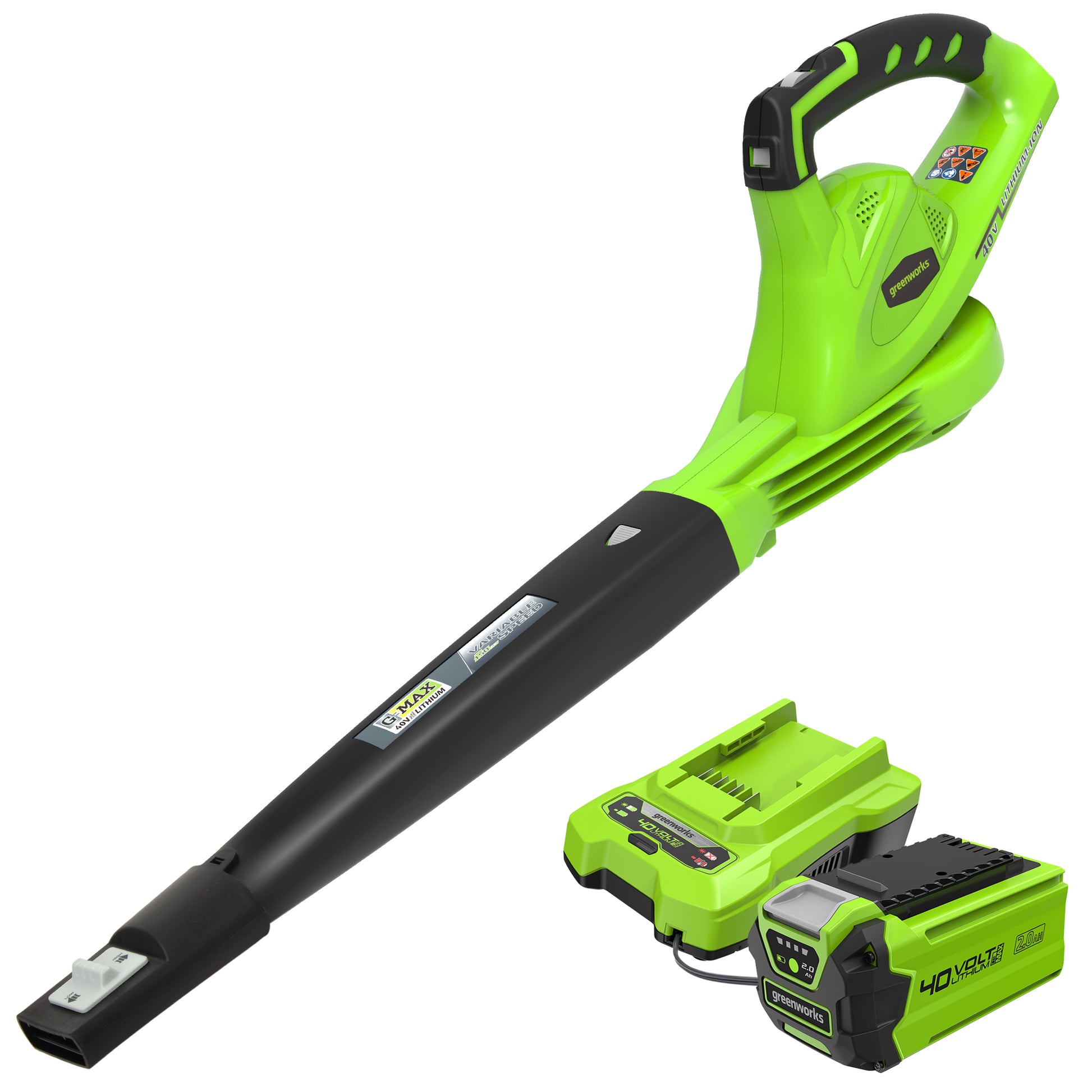 Greenworks G-Max 40V Cordless Blower/Vacuum