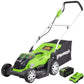 40V 14" Cordless Battery Push Lawn Mower w/ 4.0Ah Battery & Charger