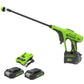 24V 600-PSI Cordless Power Cleaner w/ (2) 2.0Ah Batteries & Charger