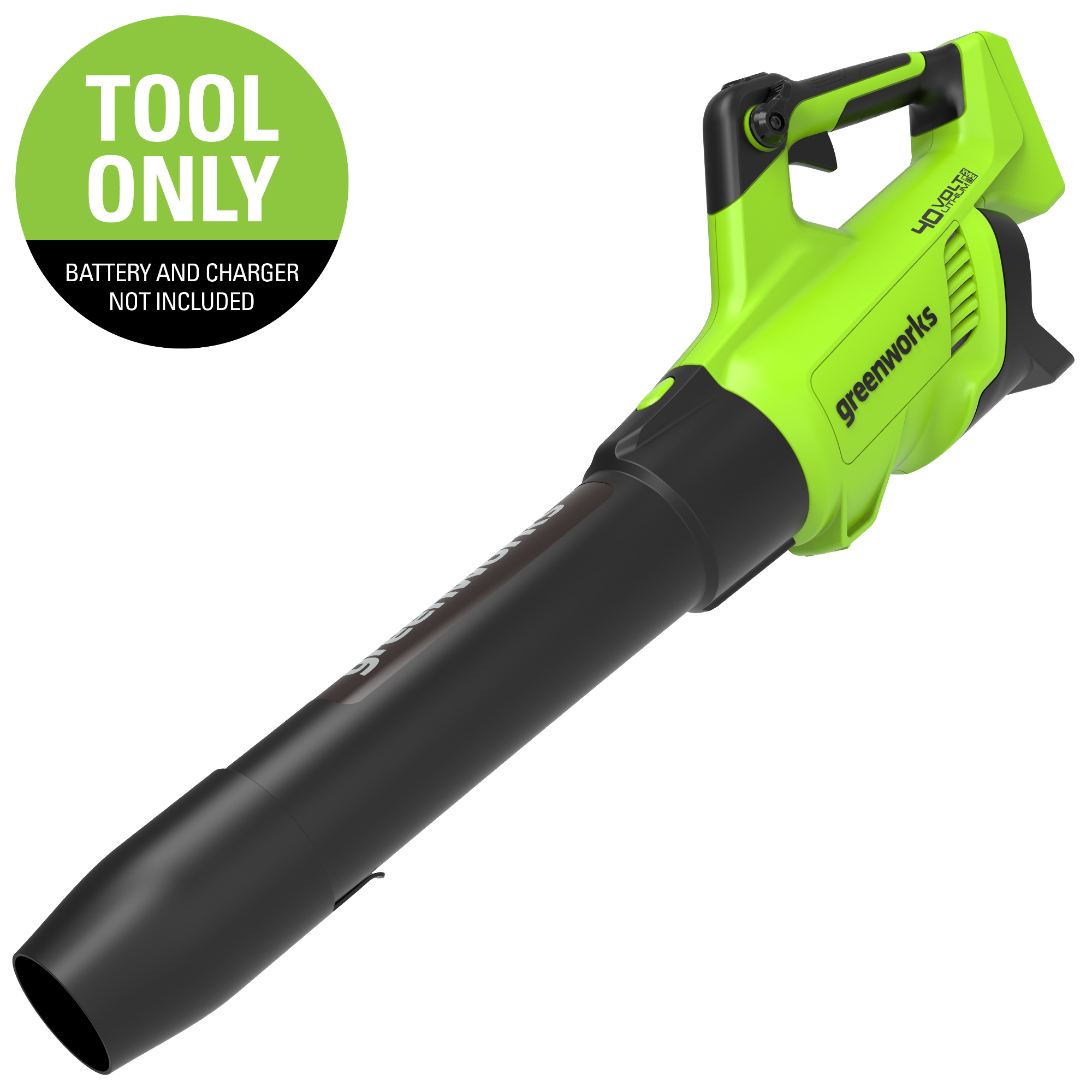 40V 500 Cfm Cordless Battery Leaf Blower Tool Only Greenworks Tools