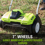 40V 14" Cordless Dethatcher: 4.0 Ah Battery and Charger