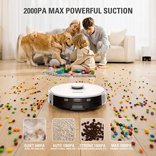 Self-Cleaning Smart App Controlled Robot Vacuum