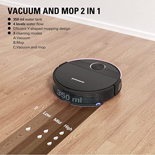 GRV-5011 2-in-1 Self Cleaning Robot Vacuum/Mop