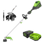 60V 16" Cordless Battery String Trimmer (Attachment Capable)& 10" Cultivator Attachment Combo Kit w/ 4.0 Ah Battery & Charger