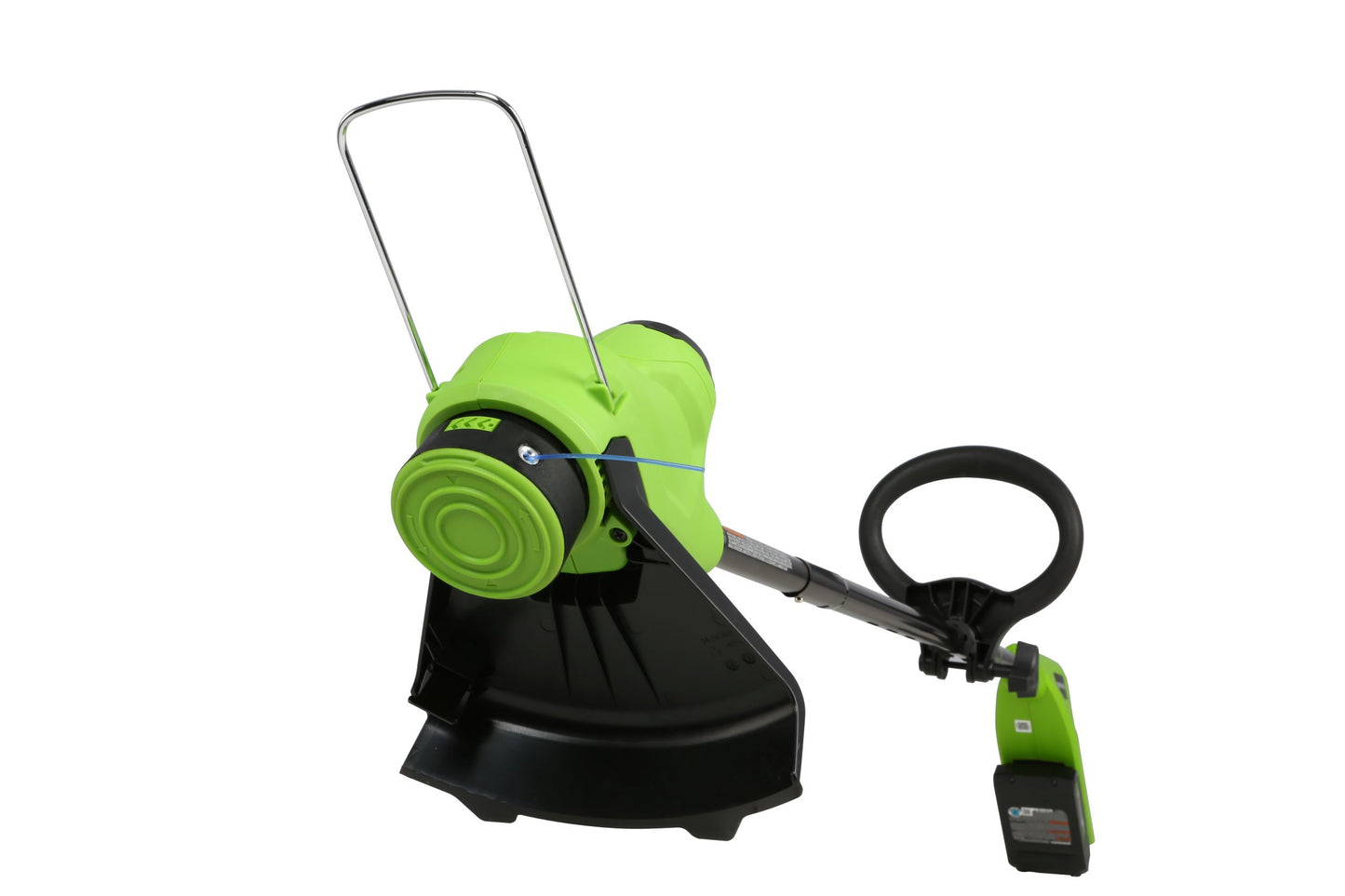 24V 10" Cordless Battery String Trimmer w/ 2.0 Ah USB Battery & Charger
