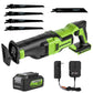 24V 1-1/8" Brushless Reciprocating Saw w/ 4.0Ah Battery & Charger