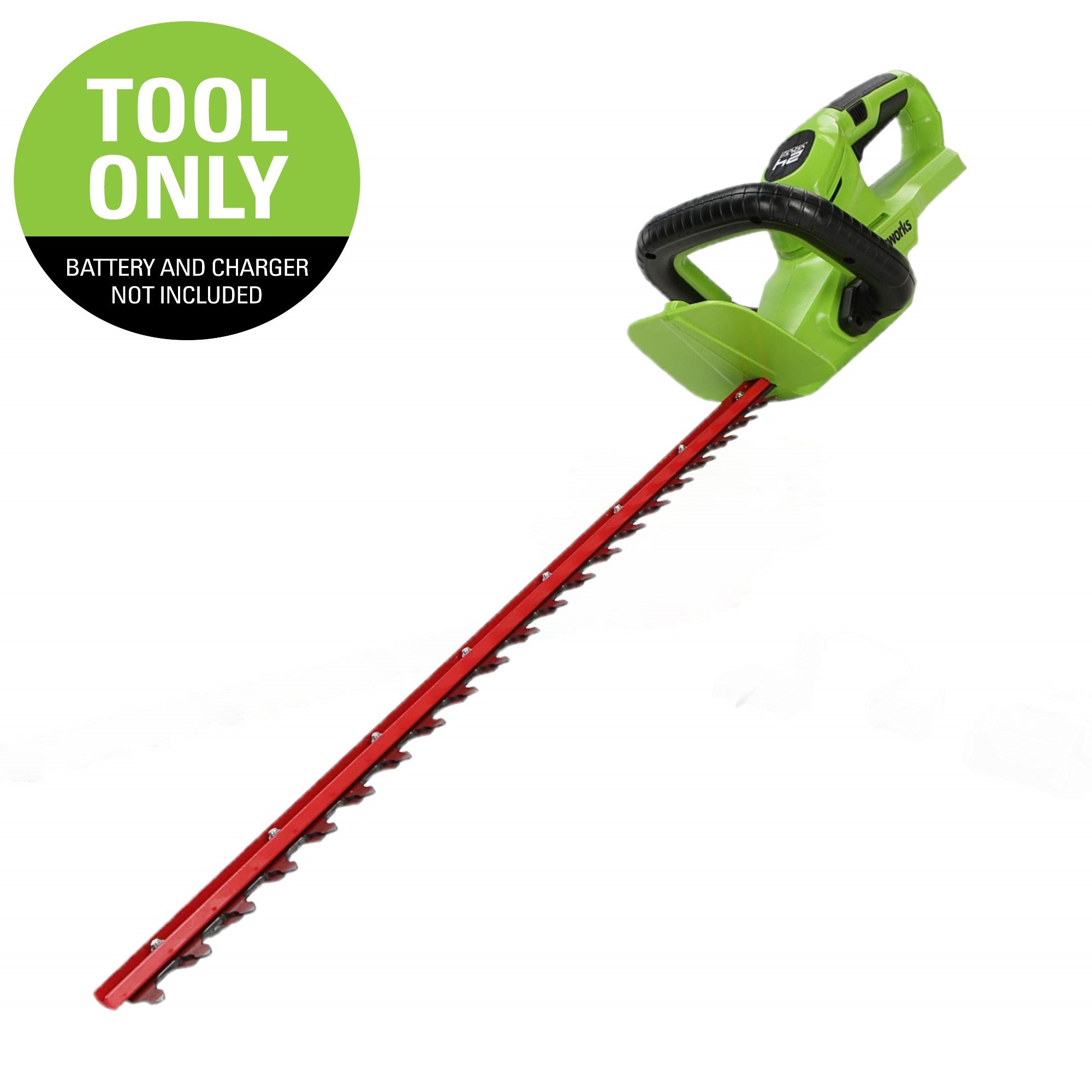 24V 22" Cordless Battery Rotating Handle Hedge Trimmer (Tool Only)