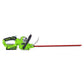 24V Cordless 22" Hedge Trimmer with 2.0 Ah Battery